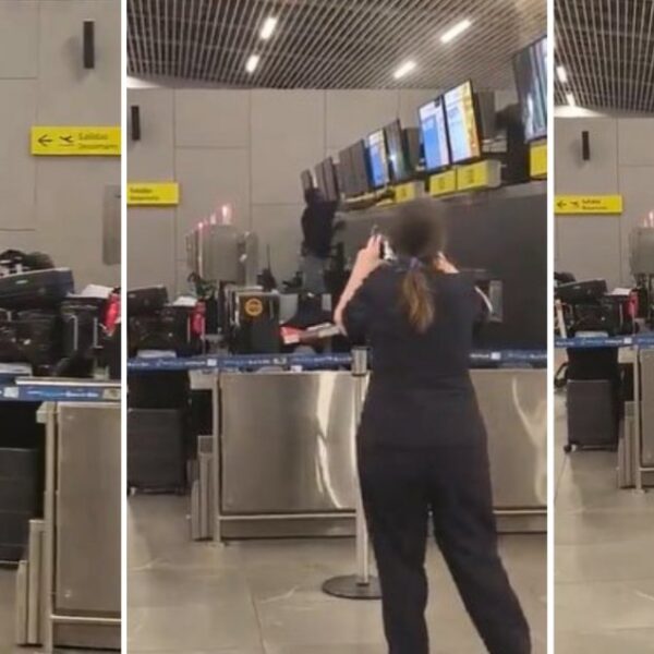 Hombre armado con un martillo causa pánico y destrozos en el Aeropuerto de Santiago