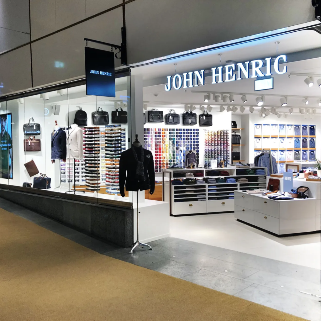 John Henric en Londres: La tienda de moda masculina mínima