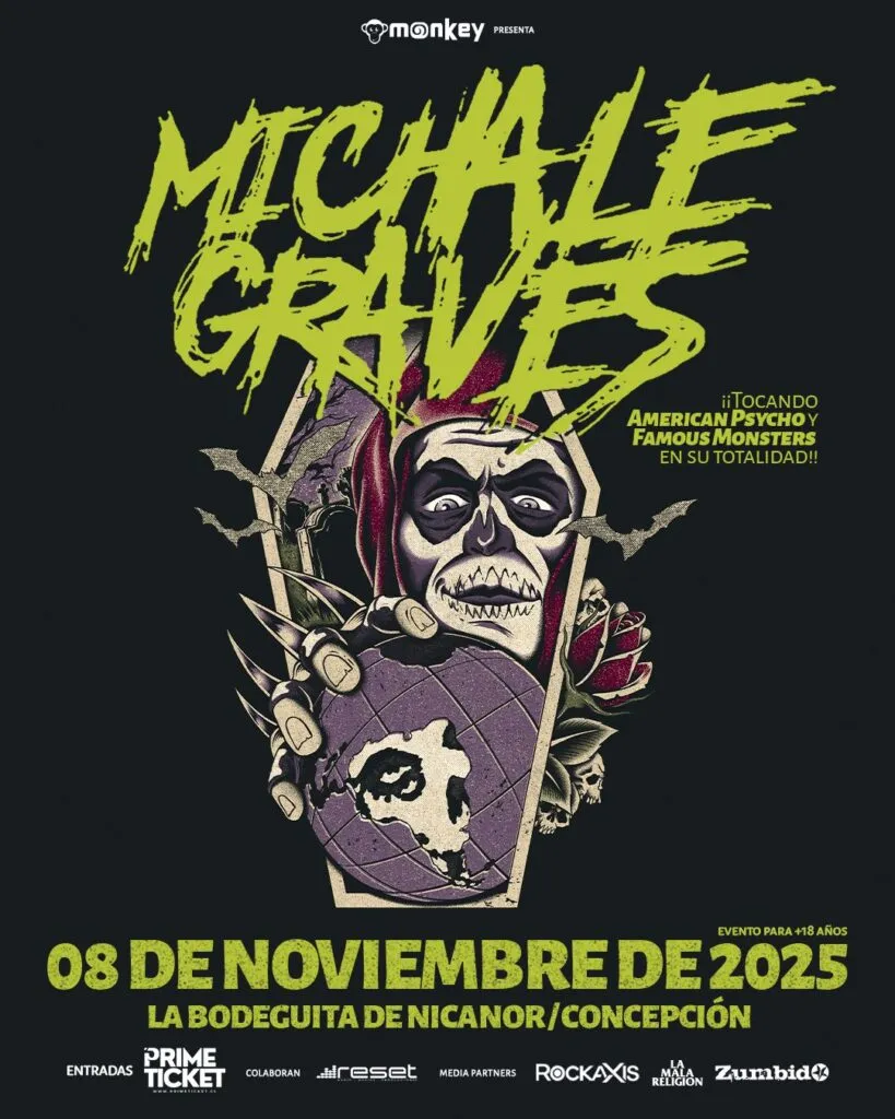 Show de Michale Graves reprogramado en Concepción