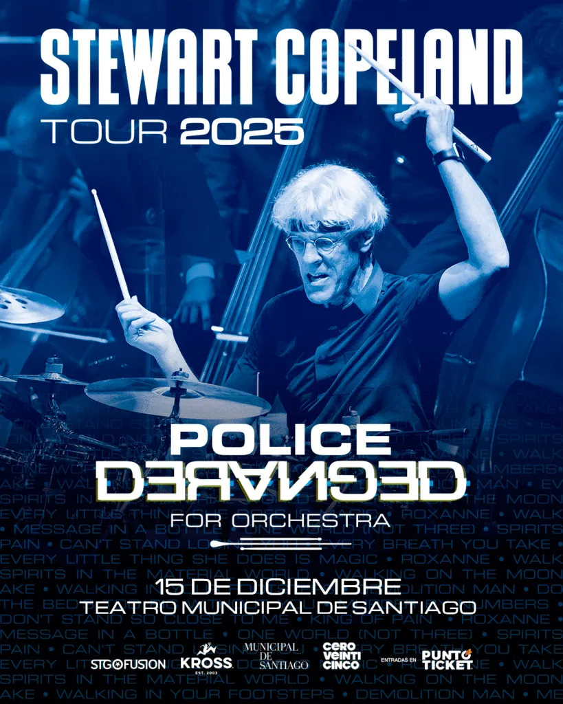 Entradas Stewart Copeland para su concierto en diciembre