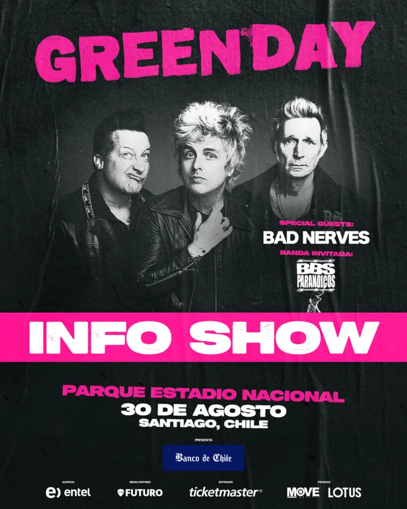 Green Day Santiago 2023: Todo lo que necesitas saber
