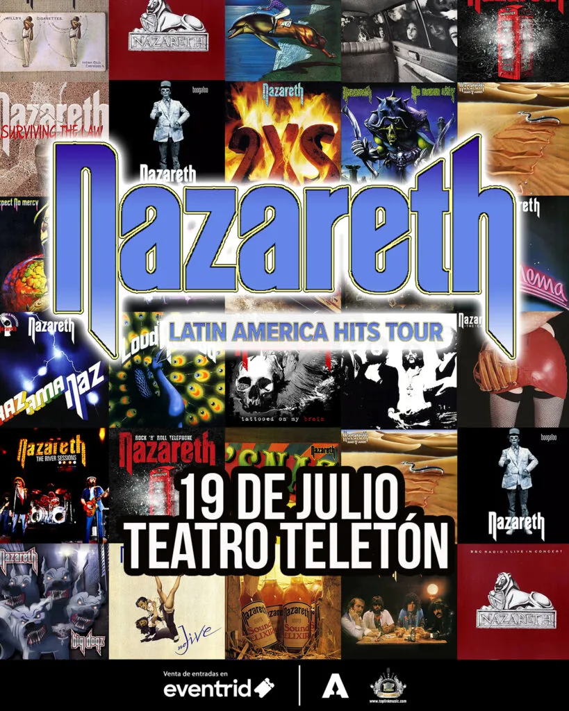 Nazareth Chile 2026: concierto inolvidable en Santiago