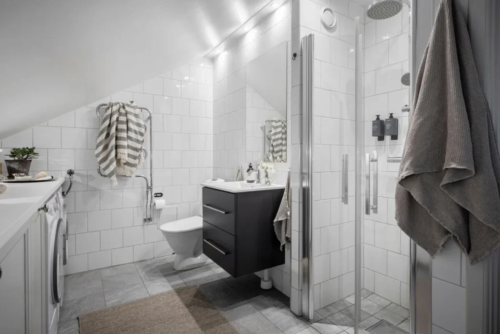 Lavadora en el baño: La tendencia del diseño nórdico