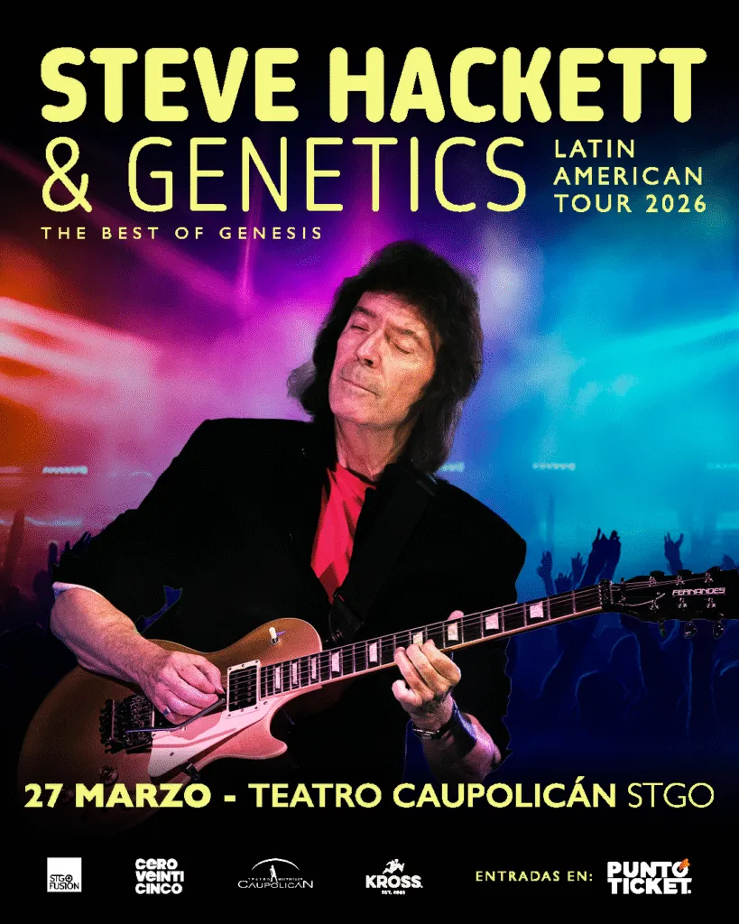 Steve Hackett en Chile: Gira The Best of Genesis 2026