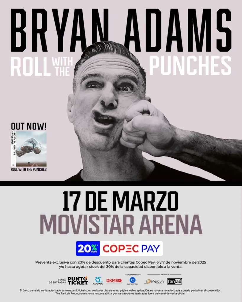 Venta de Entradas Bryan Adams para Concierto 2026