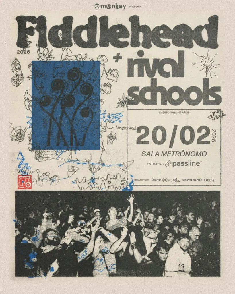 Fiddlehead en Chile: Concierto de Rival Schools 2026