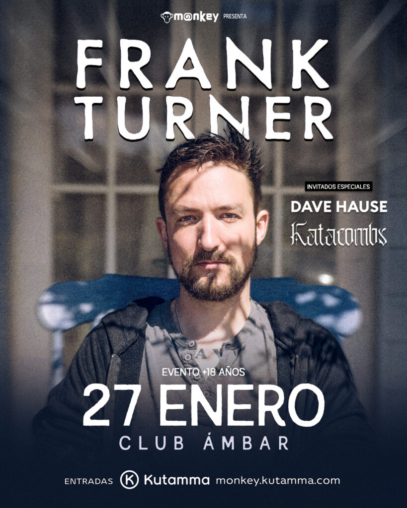 Frank Turner en Latinoamérica: Conciertos y Entradas 2026