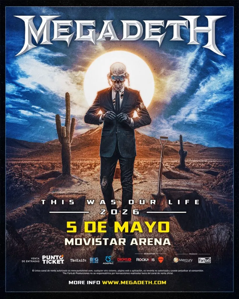 Concierto de Megadeth: Última Despedida en Chile