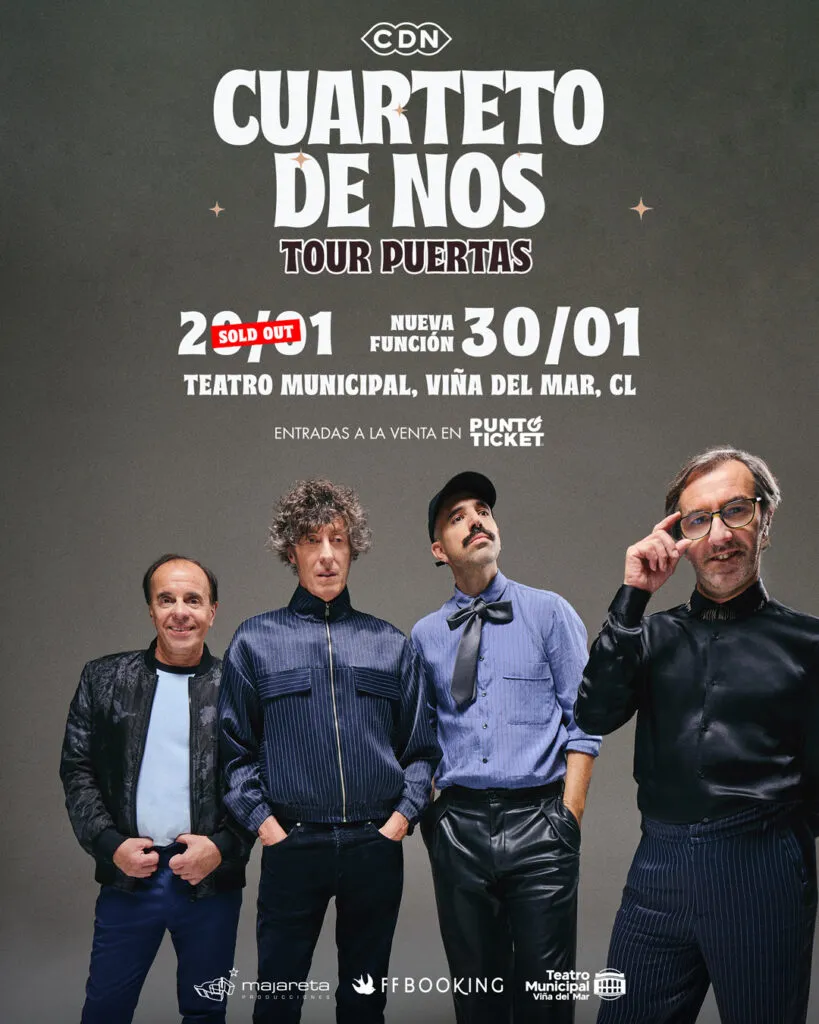 El Cuarteto de Nos en Chile: Conciertos Íntimos en 2023