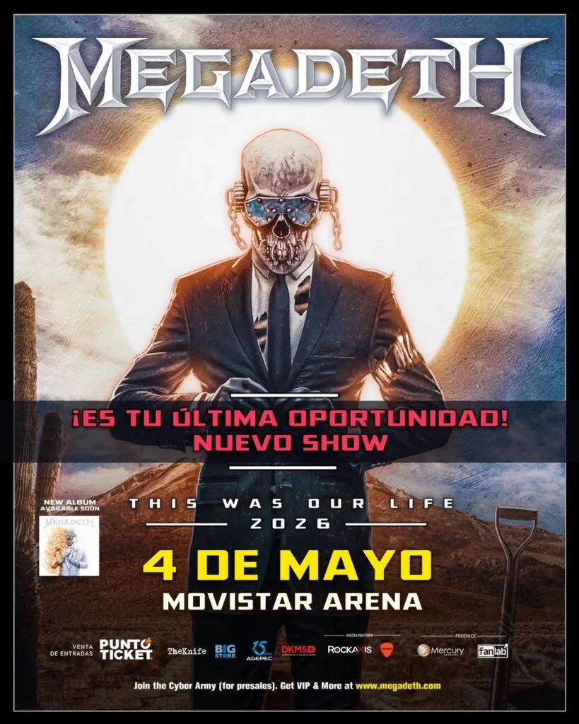 Megadeth en vivo: Última oportunidad en Chile