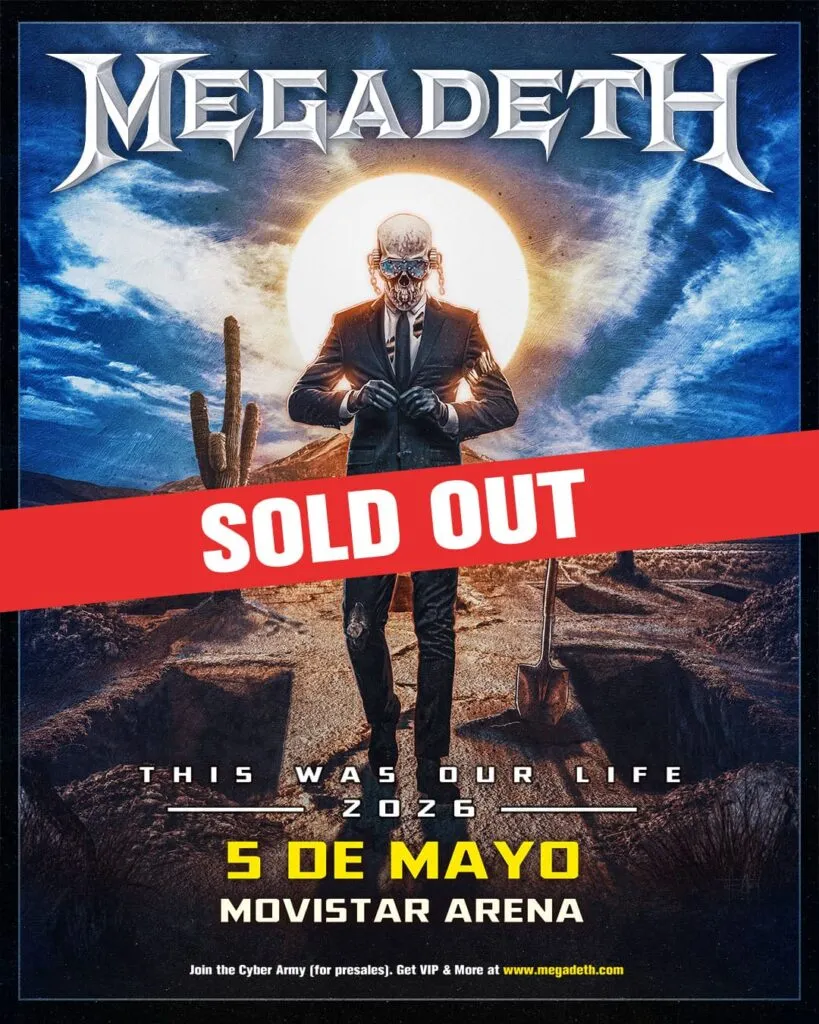 Megadeth en Chile: Último Concierto en 2026
