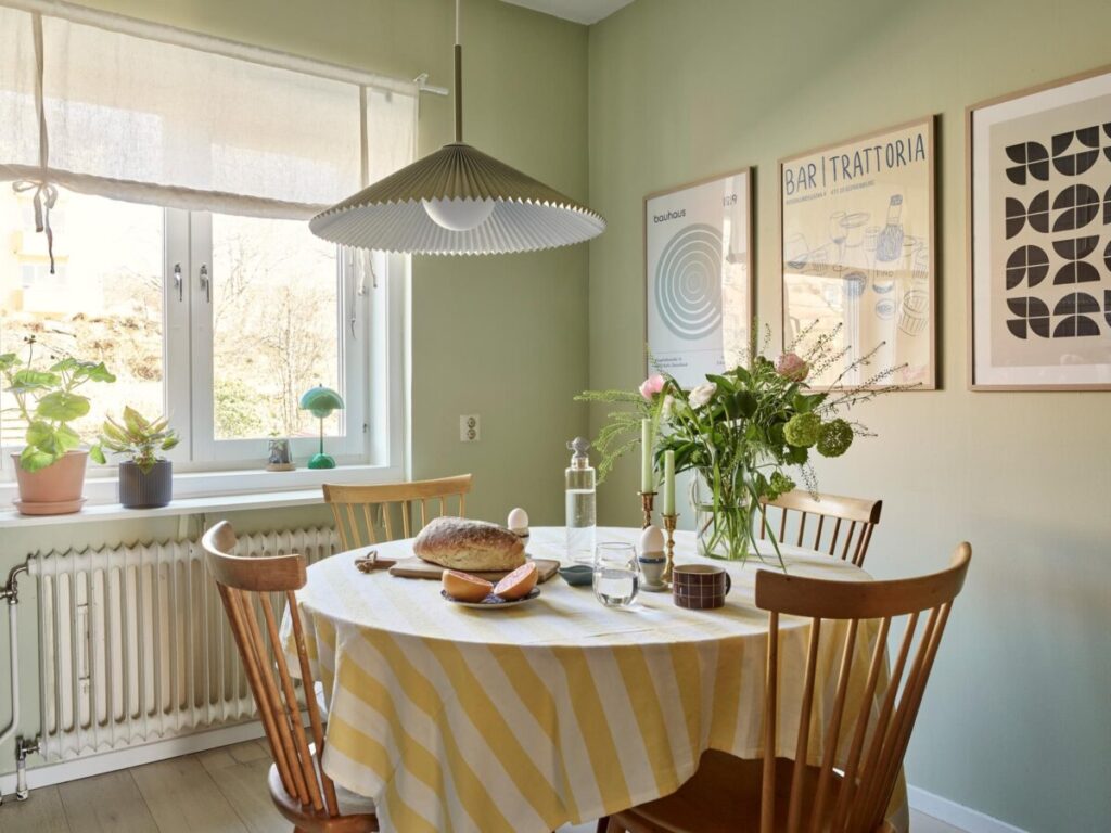 Comedor nórdico: diseño acogedor en espacios pequeños