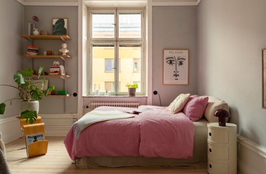 Cama colorida: transforma tu dormitorio al estilo nórdico