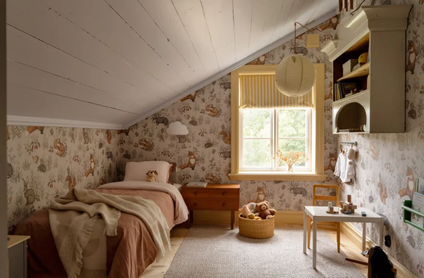 Decoración de habitación infantil nórdica: un refugio encantador